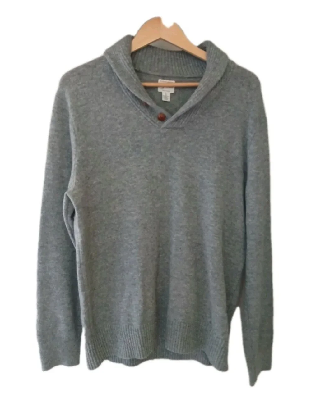J. Crew Rugged Merino Shawl Collar Sweater